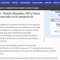 Las mejores firmas de abogados en fusiones y adquisiciones segn Leaders League